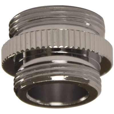 DANCO 3/8 in. - 18 IPSM x 55/64 in. - 27M Small Snap Coupling Dishwasher Aerator Adapter in Chrome