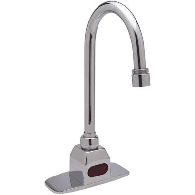 Zurn AquaSense Single Hole Gooseneck Sensor Faucet with 0.5 GPM Aerator, Chrome