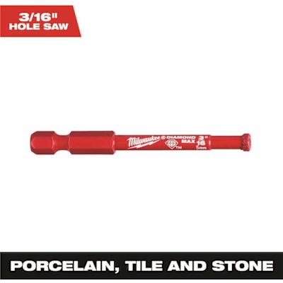 Milwaukee 3/16 in. Diamond Max Hole Saw