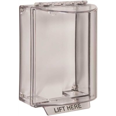 Safety Technology International 1-1/4 in. Clear Universal Stopper without Horn Housing and Surface Mount