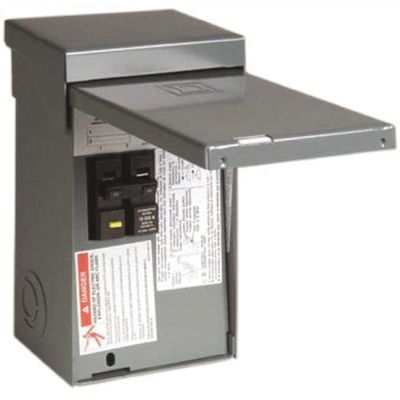 Square D Homeline 50 Amp 2-Space 4-Circuit Spa Panel Main Lug Load Center
