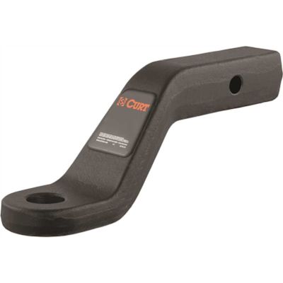 CURT 17,000 lbs. 4 in. Drop Forged Trailer Hitch Ball Mount Draw Bar (2 in. Shank, 8-1/2 in. Long)