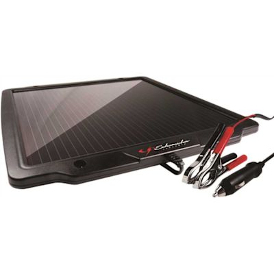Schumacher Electric Automotive 4.8-Watt Solar Battery Maintainer with Amorphous Solar Technology and Water Resistance
