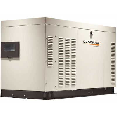 Generac 25,000-Watt Liquid Cooled Standby Generator 120-Volt/240-Volt Single Phase with Aluminum Enclosure