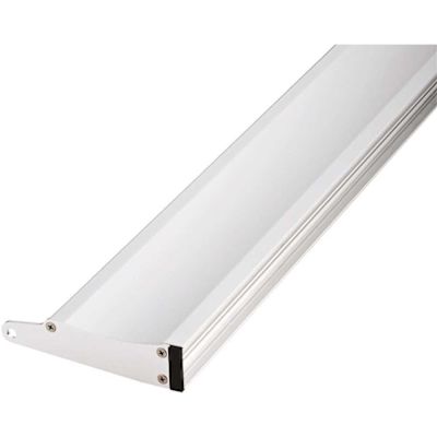 Delta 4.6 in. W x 1.6 in. D Frameless Sliding Shower/Tub Hardware Assembly Kit in Chrome