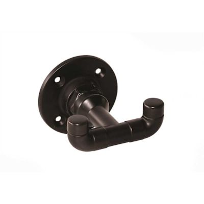 Design House Kimball Double Robe Hook in Satin Black