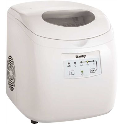 Danby 25 lbs. Portable Countetop Ice Maker in White