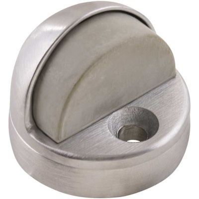 Universal Hardware 1-3/4 in. Satin Chrome Dome Floor Stop with Riser