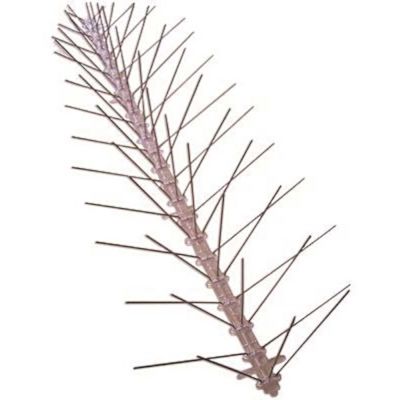 Bird-X Original Stainless Steel Bird Spikes 50 ft. Pigeons, Starling, Blackbirds, Seagulls 6 in. Coverage