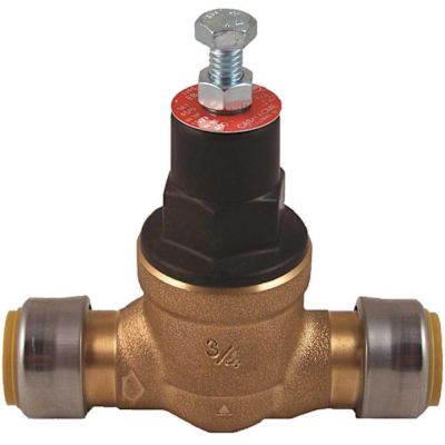 SharkBite 3/4 in. Bronze EB-45 Direct Push-to-Connect Pressure Regulating Valve