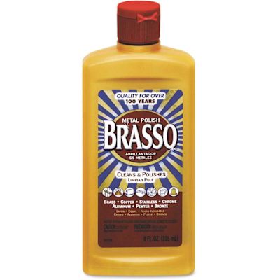 Brasso 8 oz. Metal Surface Polish Bottle