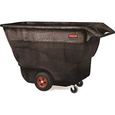 Rubbermaid Commercial Products 1 cu. yd. Structural Foam Standard Duty Tilt Truck