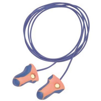 Honeywell Laser Trak High Visual and Metal Detectable Earplugs Corded