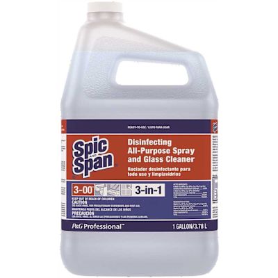 Spic and Span 1 Gal. Open Loop Disinfecting All Purpose and Glass Cleaner with Spray Bottle