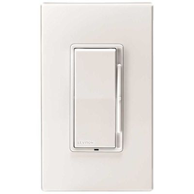 Leviton Decora 450-Watt LED and CFL/1000-Watt Incandescent/1000VA Magnetic Low Voltage Single-Pole Universal Dimmer