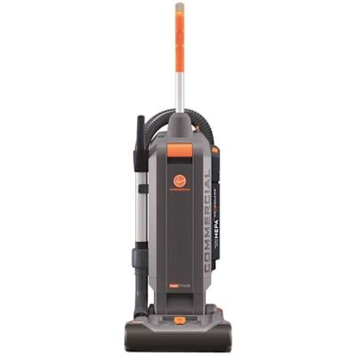 Commercial HushTone 13 in. 2-Speed Corded, HEPA Hard Bagged Upright Vacuum Cleaner w/ IntelliBelt, Carpet and Hard Floor