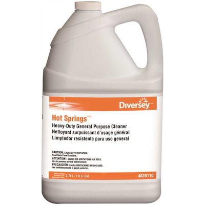 HOT SPRINGS 1 Gal. Cleaner Heavy-Duty General Purpose 4 per Case