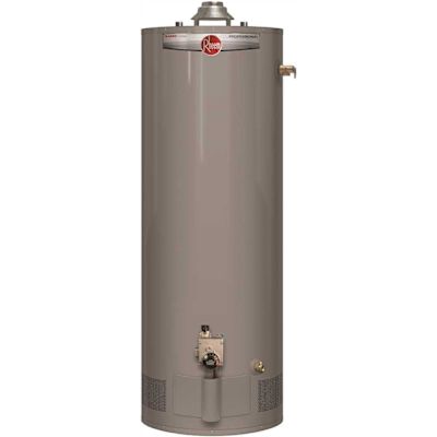 Rheem Professional Classic 29 Gal. Tall 6-Year 32k BTU Atmospheric Natural Gas Tank Water Heater, Side T&p Relief Valve