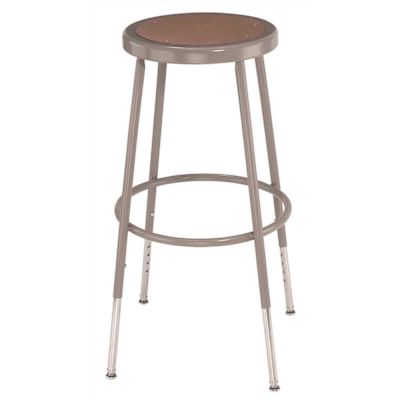 NATIONAL PUBLIC SEATING STOOL W/HDBRD ST ADJ 31-39