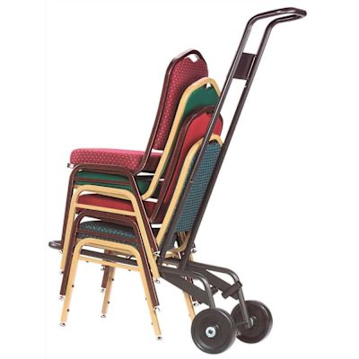 National Public Seating 150 lbs. Weight Capacity Dolly for Stack Chairs Includes Hooked on Bungee Cord For Ease of Transport