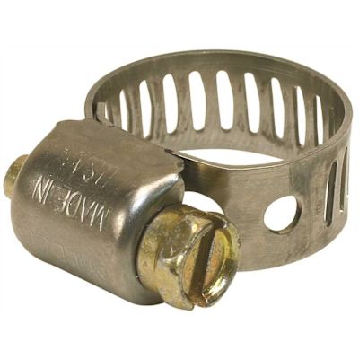Breeze Clamp 7/32 in. - 5/8 in. Mini Hose Clamp Stainless Steel (10-Pack)