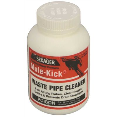 NATIONAL BRAND ALTERNATIVE MULE KICK WASTE PIPE CLEANER, 12 OZ., 24 PER CASE