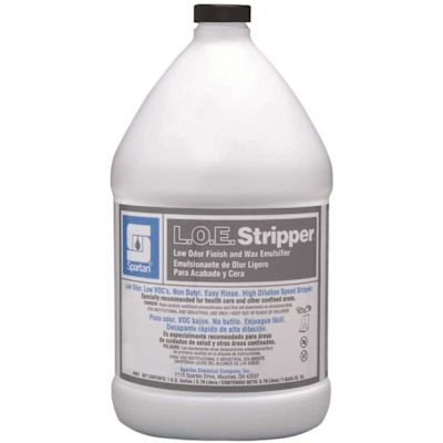 Spartan L.O.E. Stripper 1 Gallon Low Odor Floor Finish Remover (4 per Pack)