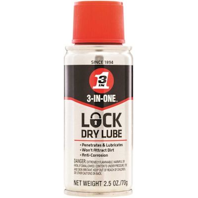3-IN-ONE 2.5 oz. Lock Dry Lube, Lock Lube and Penetrant