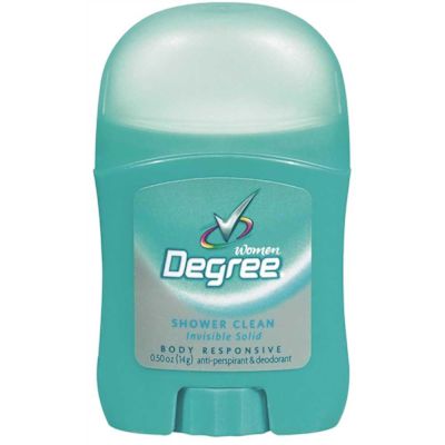 DEGREE Women's Shower Clean 0.5 oz. Travel Size Anti-Perspirant/Deodorant (36 Per Case)