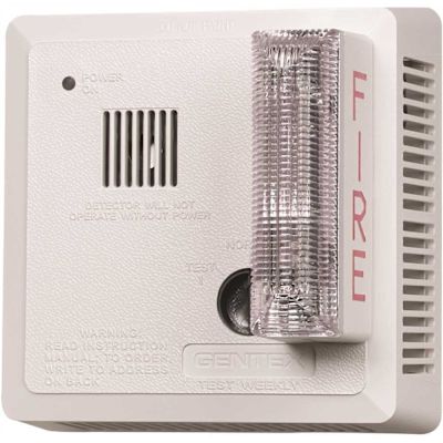 Hardwired Interconnected Photoelectric Smoke Alarm, Ceiling Mount, ADA Strobe with Battery Backup Hardwired Interconnected Photoelectric Smoke Alarm, Ceiling Mount, ADA Strobe with Battery Backup