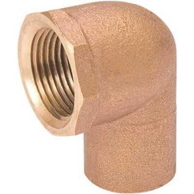 Mueller Streamline 3/4 in. Copper x FPT 90-Degree Drop Ear Elbow Lead Free
