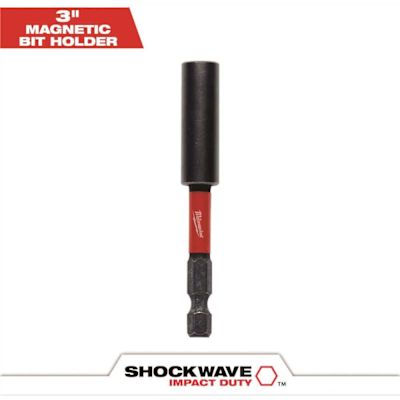 Milwaukee SHOCKWAVE Impact Duty 3 in. Magnetic Bit Holder