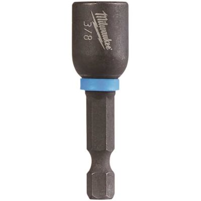 Milwaukee SHOCKWAVE Impact Duty 3/8 in. x 1-7/8 in. Alloy Steel Magnetic Nut Driver (1-Pack)