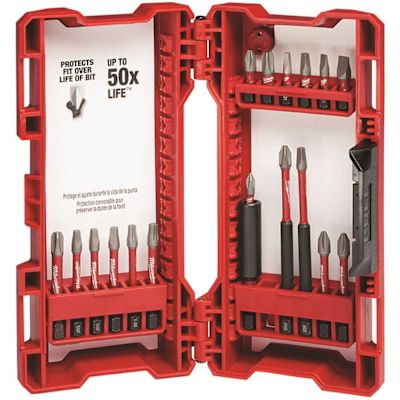 Milwaukee SHOCKWAVE Impact Duty Alloy Steel Screw Driver Bit Set (18-Piece)