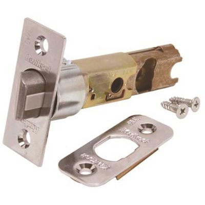 Kwikset 6 Way Adjustable Plain Latch in Polished Chrome