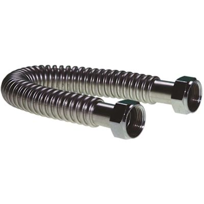 Falcon Stainless 1 in. I.D. SS Flex with 1 in. FIP x 1 in. FIP x 24 in.