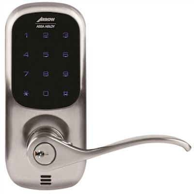 Arrow Lock ARROW REVOLUTION V3 STAND-ALONE TOUCHPAD LEVER LOCK, POLISHED BRASS