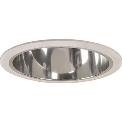 Monument RECESSED LIGHTING 6 IN. ALZAK CHROME REFLECTOR WITH WHITE TRIM RINGS