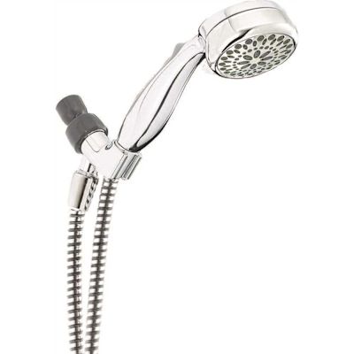 Delta 7-Spray Wall Mount Handheld Shower Head 1.8 GPM in Chrome