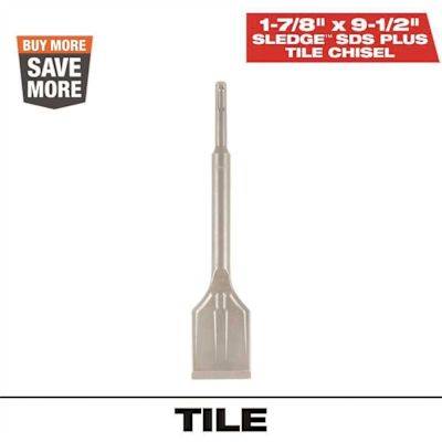 Milwaukee 1-7/8 in. SLEDGE SDS-PLUS Tile Chisel