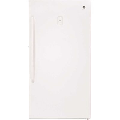GE Garage Ready 17.3 cu. ft. Frost Free Defrost Upright Freezer in White