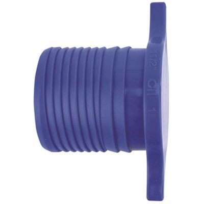 Apollo 1-1/2 in. Barb Insert Blue Twister Polypropylene Plug Fitting