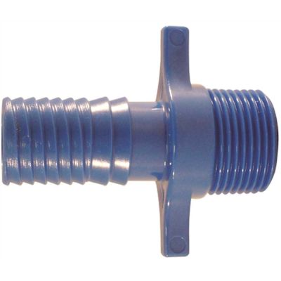Apollo 3/4 in. Barb Insert Blue Twister Polypropylene x MPT Adapter Fitting (5-Pack)