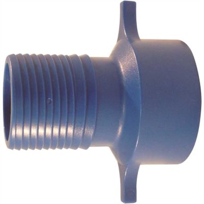 Apollo 1-1/2 in. Barb Insert Blue Twister Polypropylene Twister x FPT Adapter Fitting