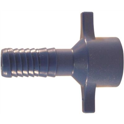 Apollo 1/2 in. Barb Insert Blue Twister Polypropylene x FPT Adapter Fitting