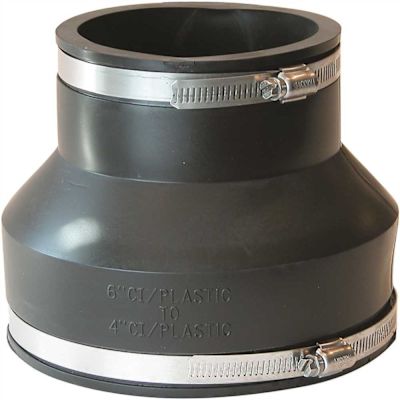 Fernco FLEXIBLE COUPLING 6 IN. X 4 IN.