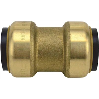Tectite 1 in. Brass Push-to-Connect Coupling