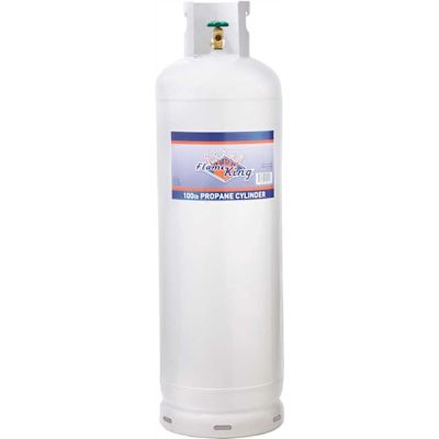 Flame King 100 lbs. Empty Propane Cylinder with POL Valve