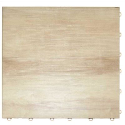 Swisstrax 15.75 in. x 15.75 in. Light Maple Vinyl Trax 9-Tile Modular Flooring Pack (15.5 sq. ft./case)