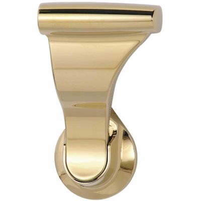 SOSS 1-3/4 in. Bright Brass Dummy Latch Set Door Lever